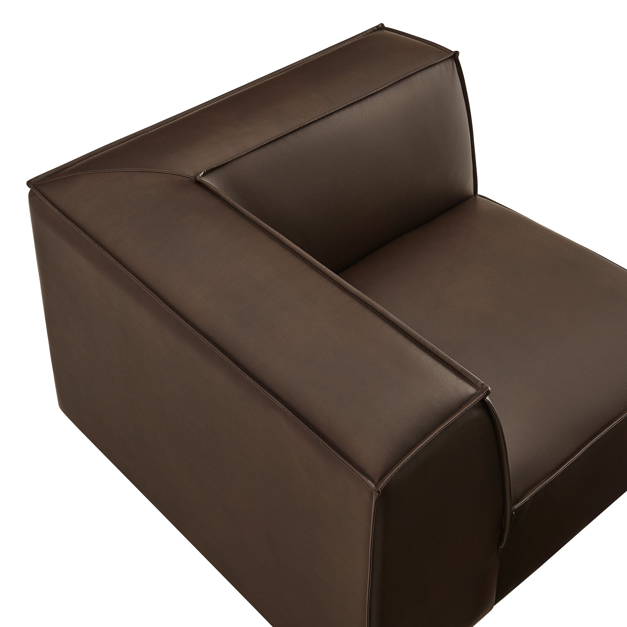 Restore Vegan Leather Modular Corner Chair by Modway - Image 6