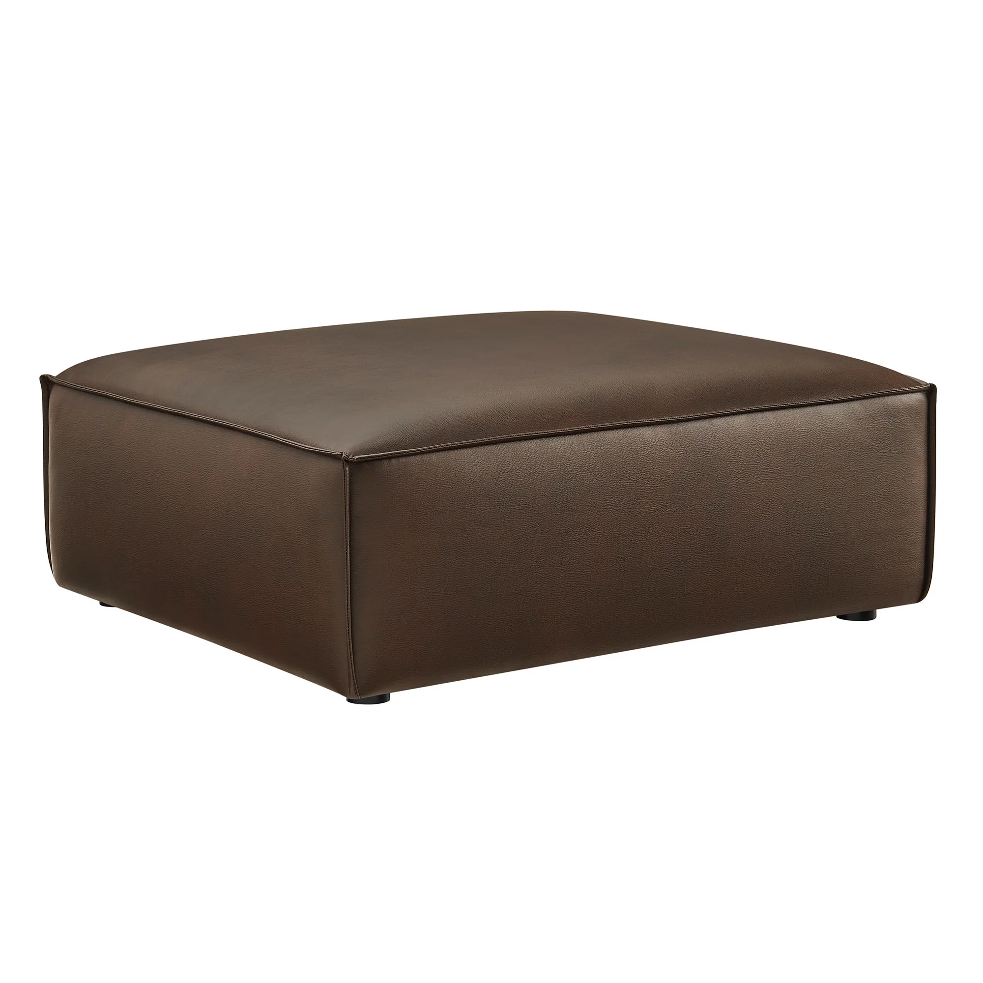 Restore Vegan Leather Modular Ottoman by Modway - Image 2