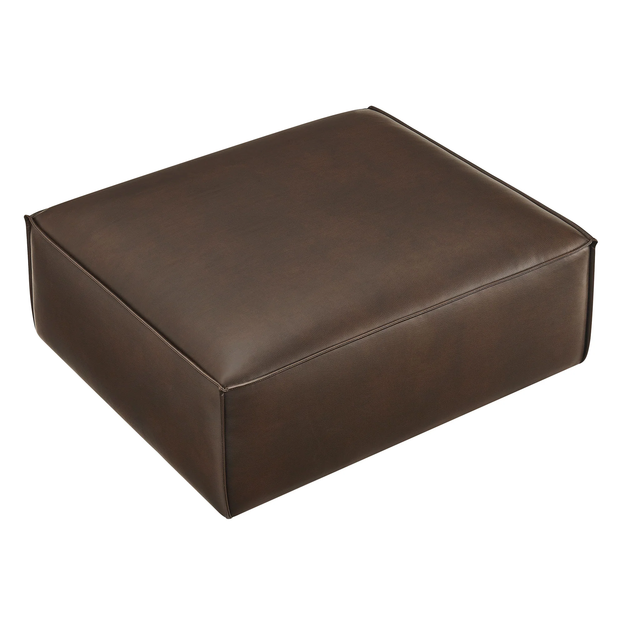 Restore Vegan Leather Modular Ottoman by Modway - Image 3