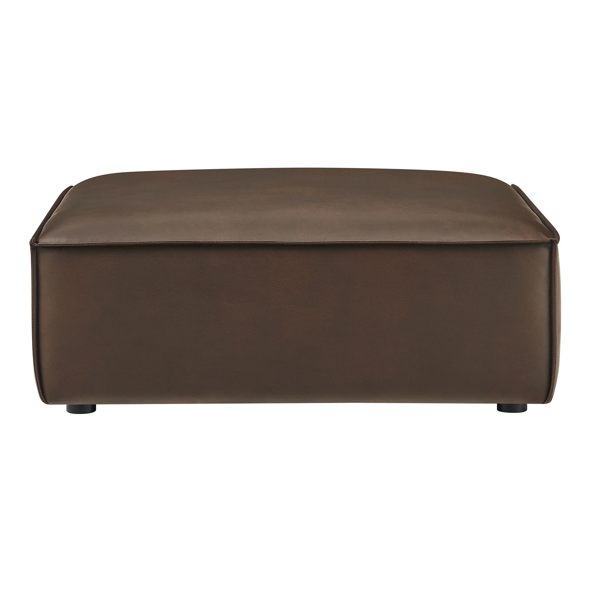 Restore Vegan Leather Modular Ottoman by Modway - Image 4