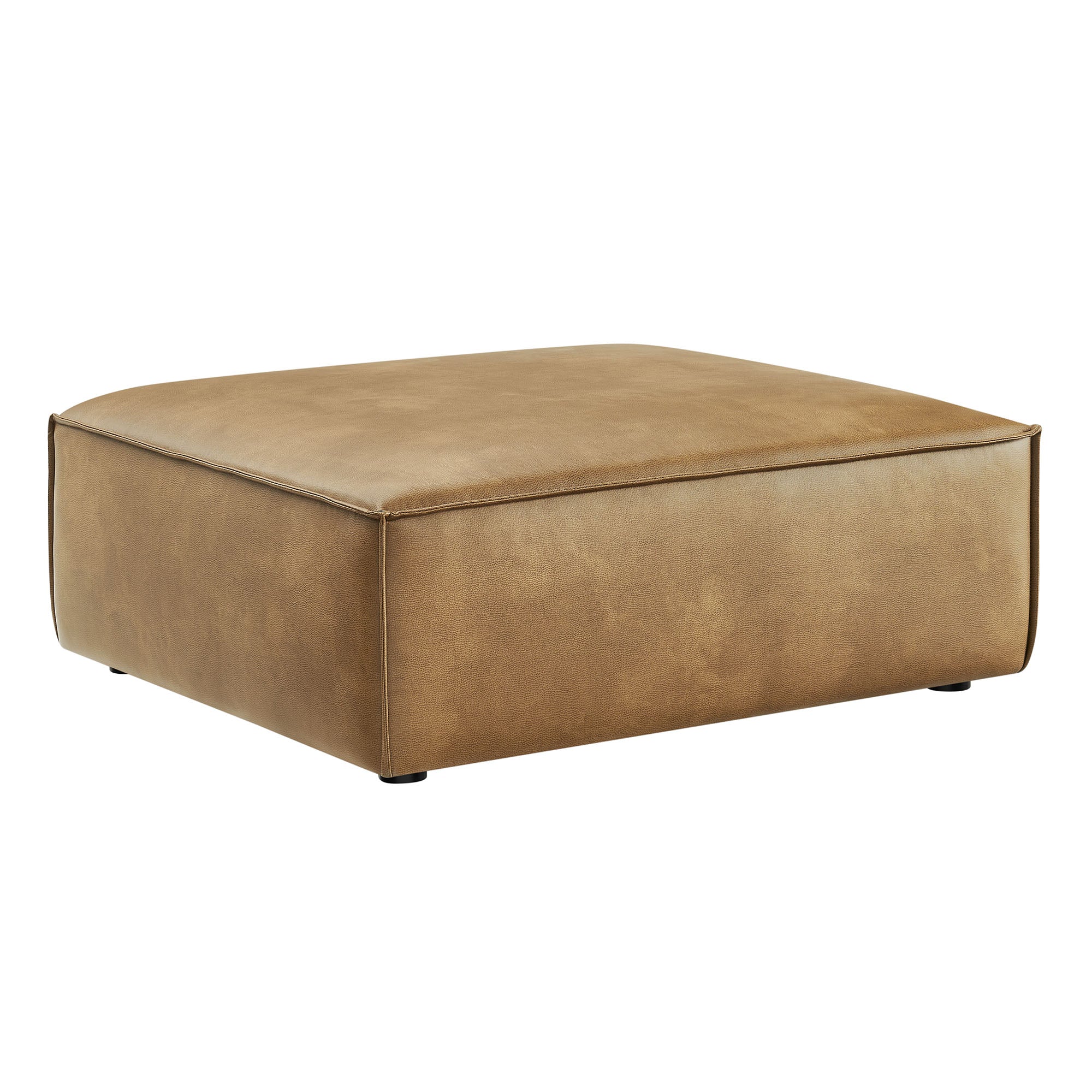 Restore Vegan Leather Modular Ottoman by Modway - Image 9