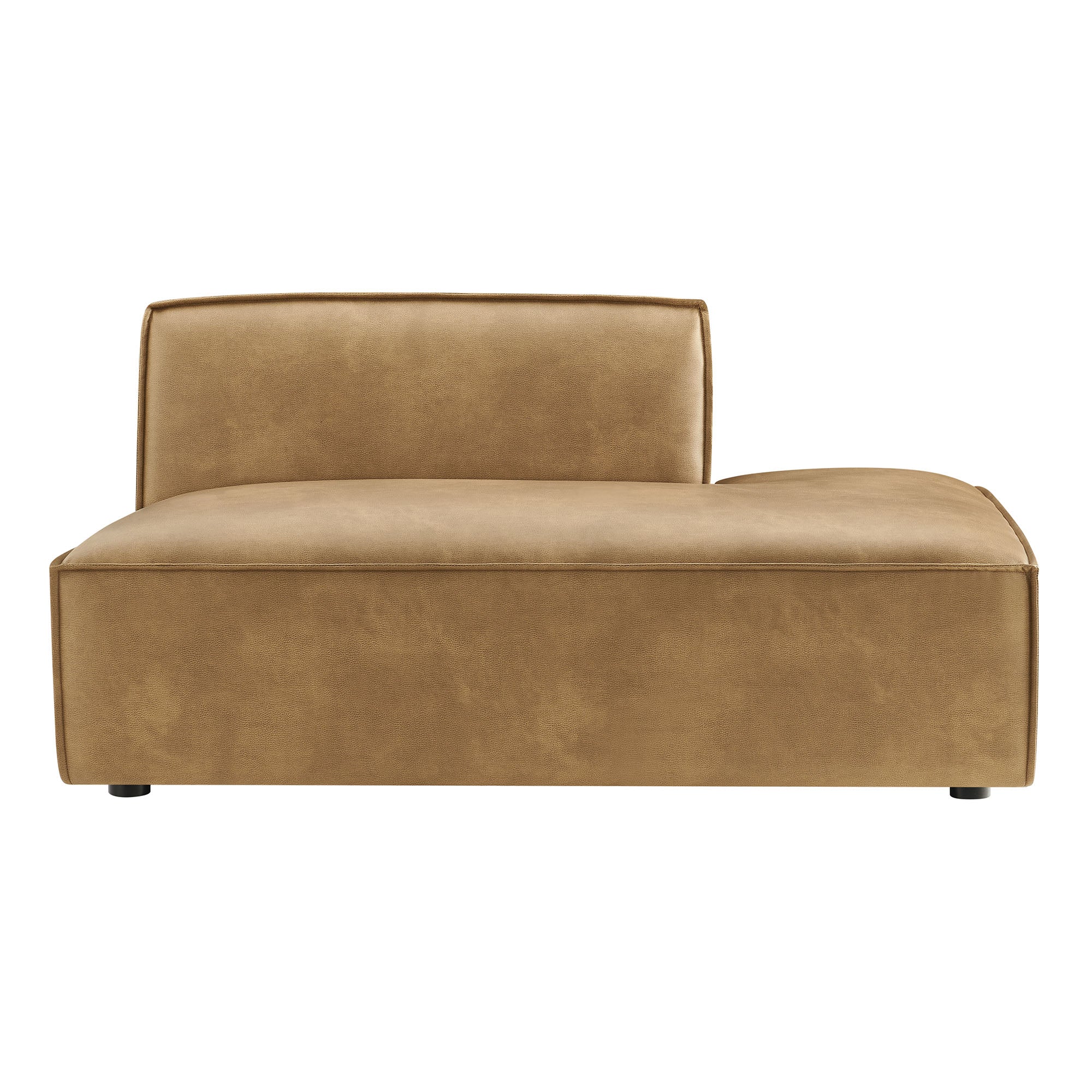 Restore Vegan Leather Right-Facing Armless Modular Chaise by Modway - Image 13