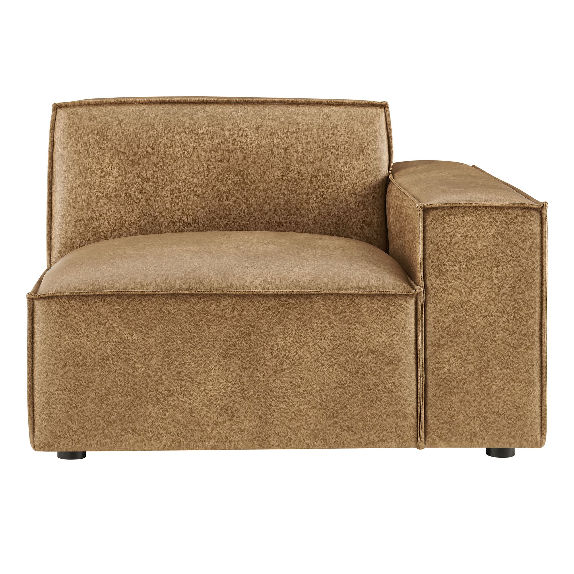 Restore Vegan Leather Right-Facing Modular Lounge Chair by Modway - Image 13
