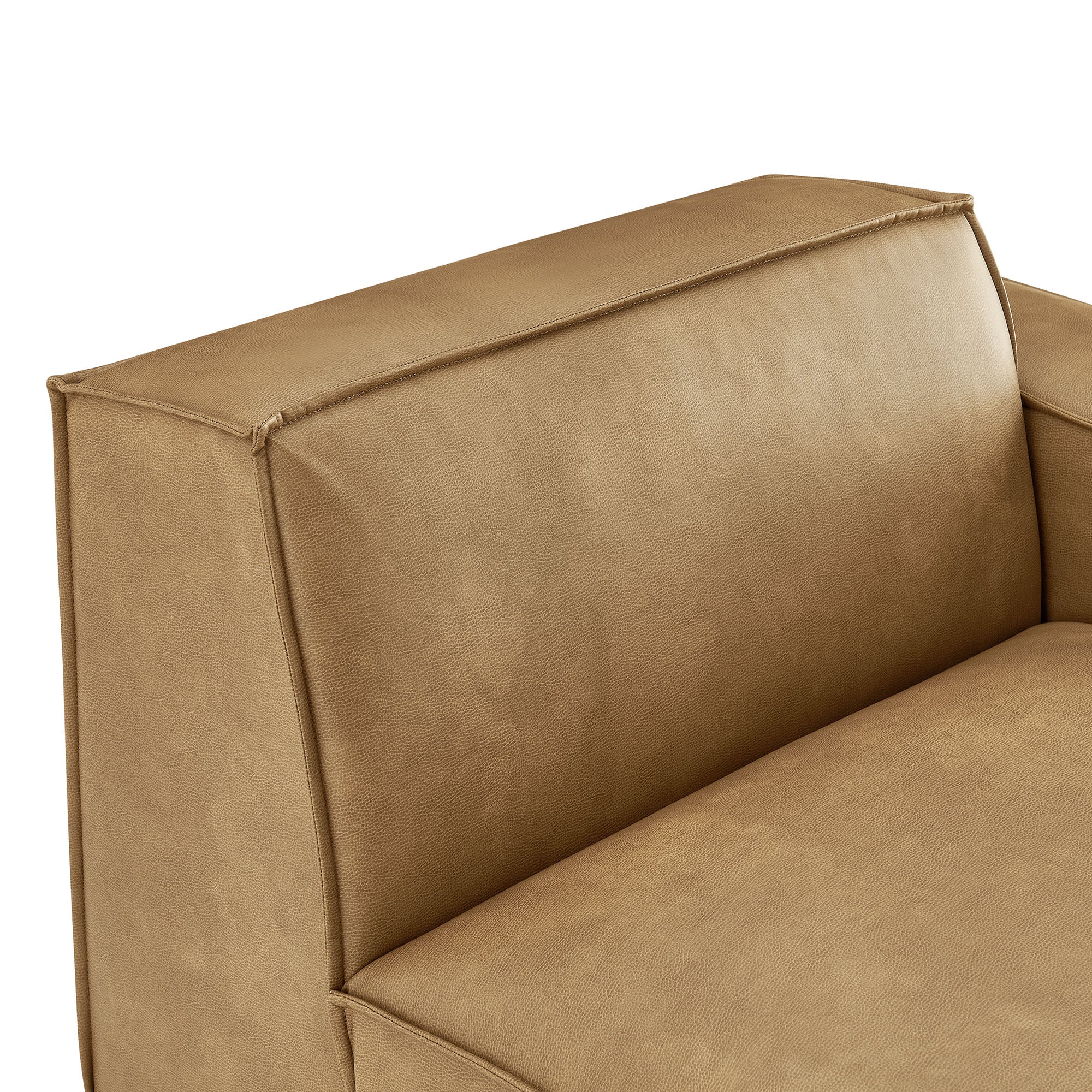Restore Vegan Leather Right-Facing Modular Lounge Chair by Modway - Image 14
