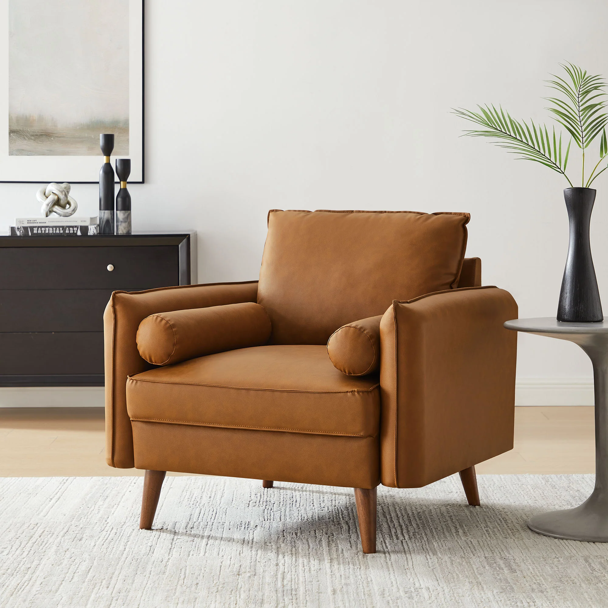 Revive Upholstered Vegan Leather Accent Armchair by Modway - Image 16