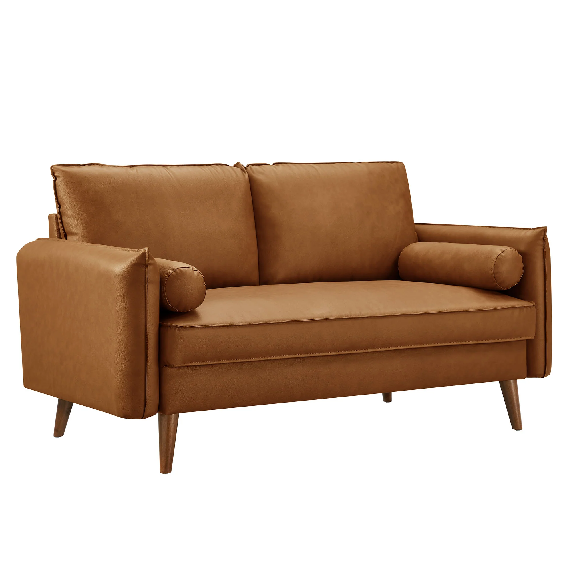 Revive Upholstered Vegan Leather Loveseat by Modway - Image 10