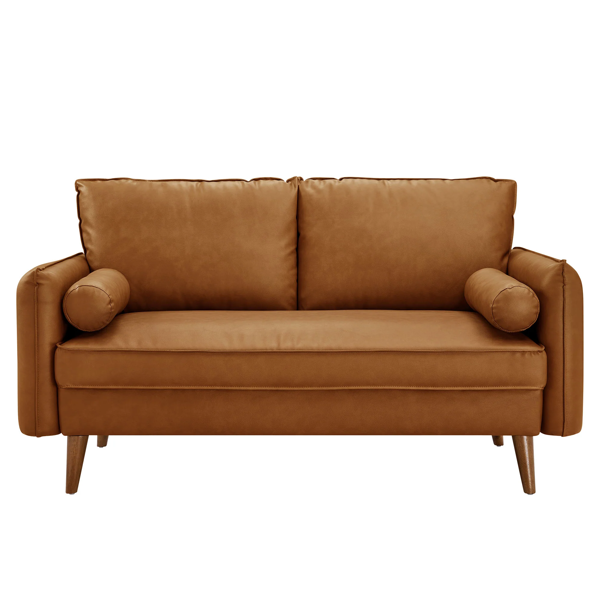 Revive Upholstered Vegan Leather Loveseat by Modway - Image 13