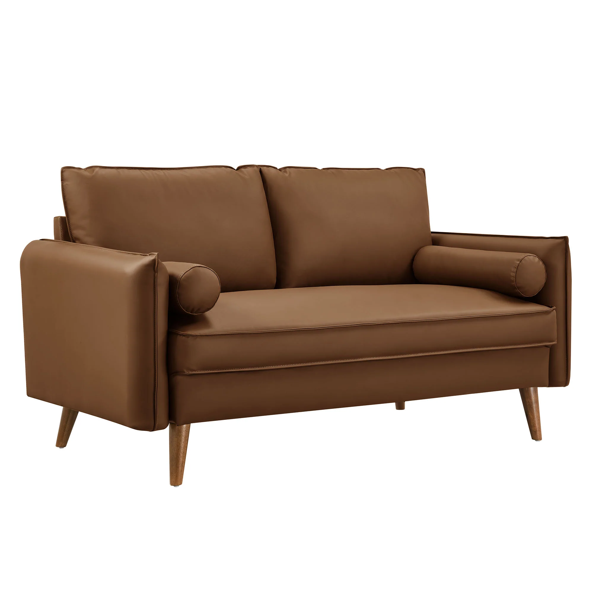 Revive Upholstered Vegan Leather Loveseat by Modway - Image 2