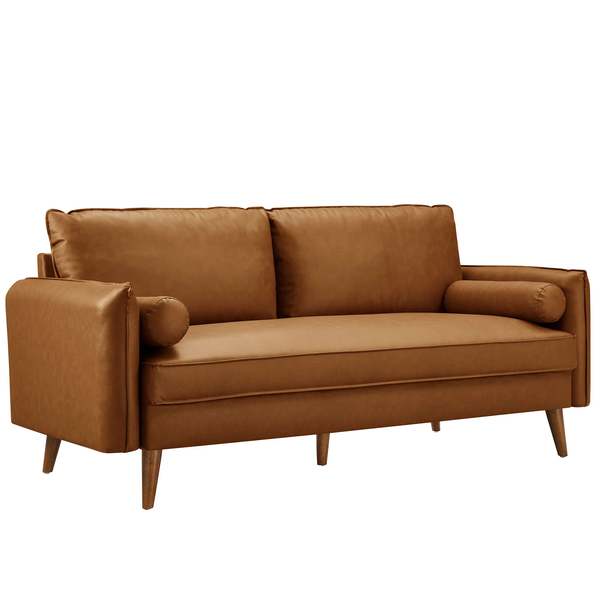 Revive Upholstered Vegan Leather Sofa by Modway - Image 10