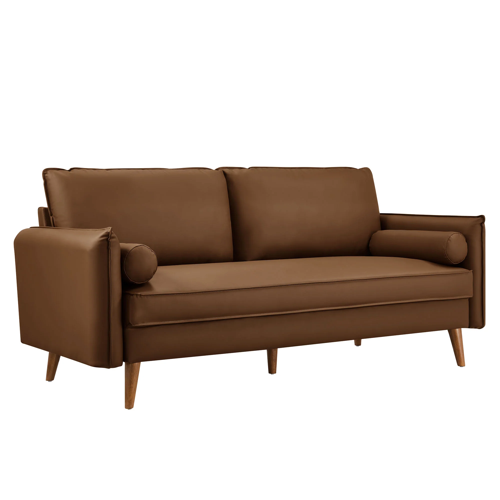 Revive Upholstered Vegan Leather Sofa by Modway - Image 2