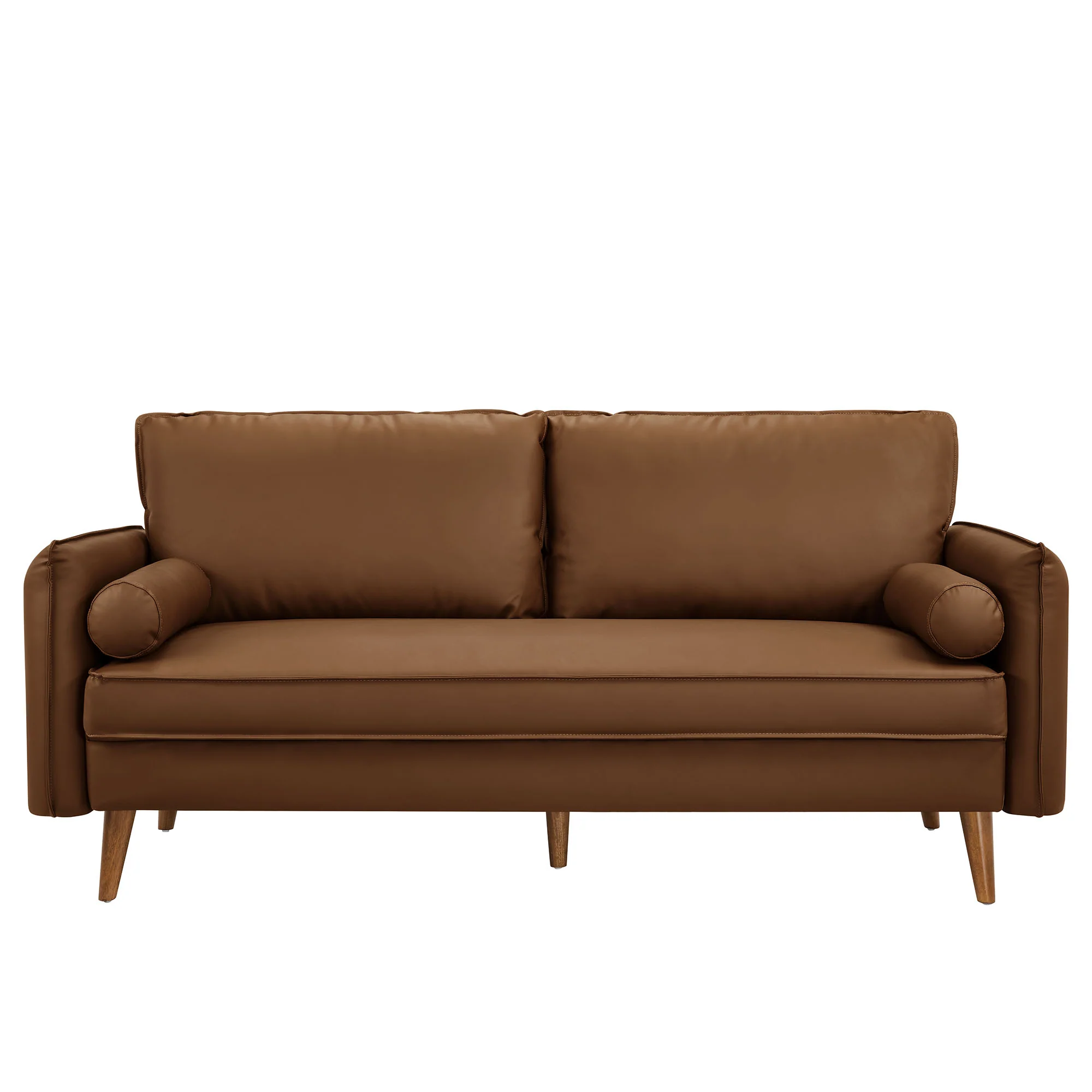Revive Upholstered Vegan Leather Sofa by Modway - Image 5