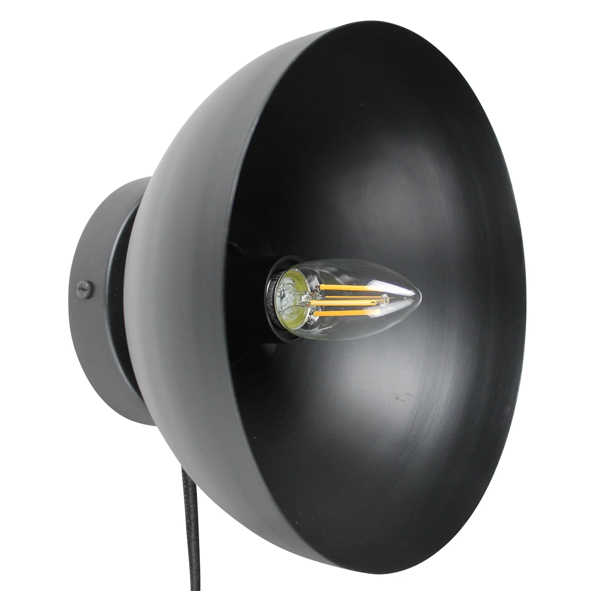 Rhett Wall Light, Black By HomArt - Image 2