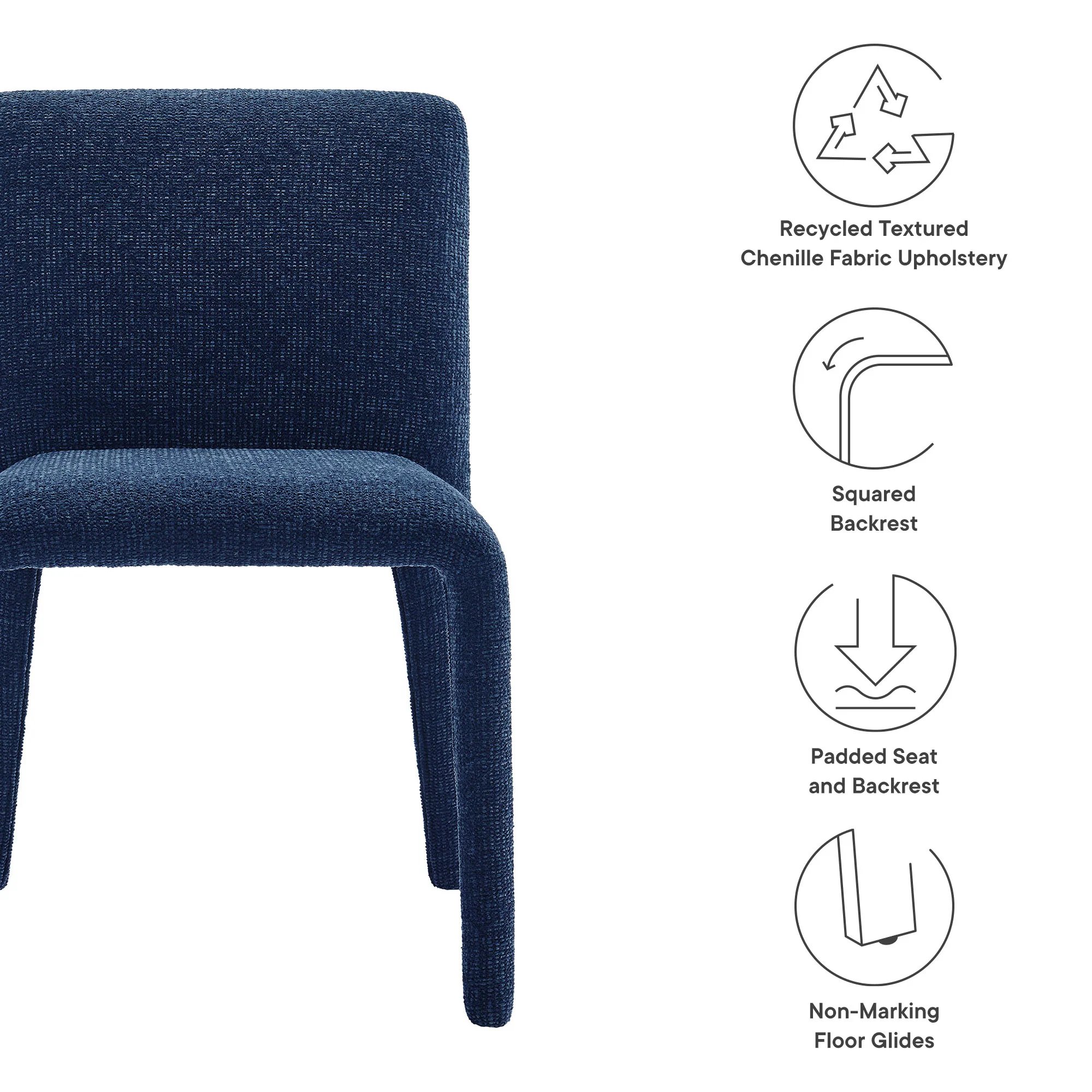 Rhodes Fabric Upholstered Dining Chair by Modway - Image 18