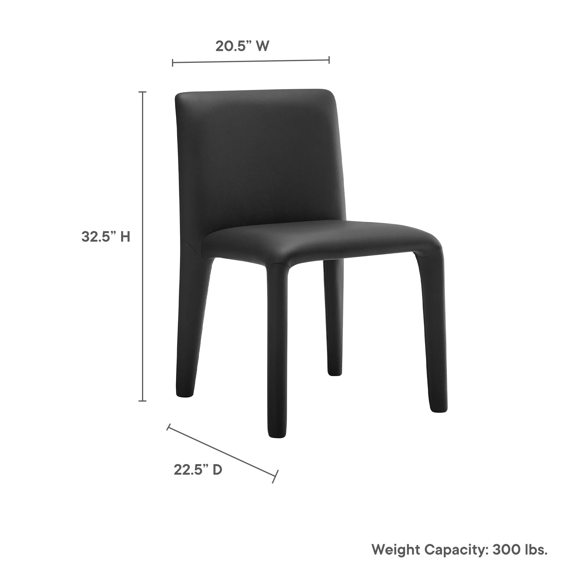 Rhodes Vegan Leather Upholstered Dining Chair by Modway - Image 9