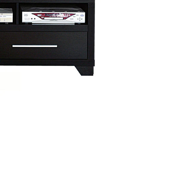Rich And Elegant Tv Stand With Storage, Black By Benzara - Image 6