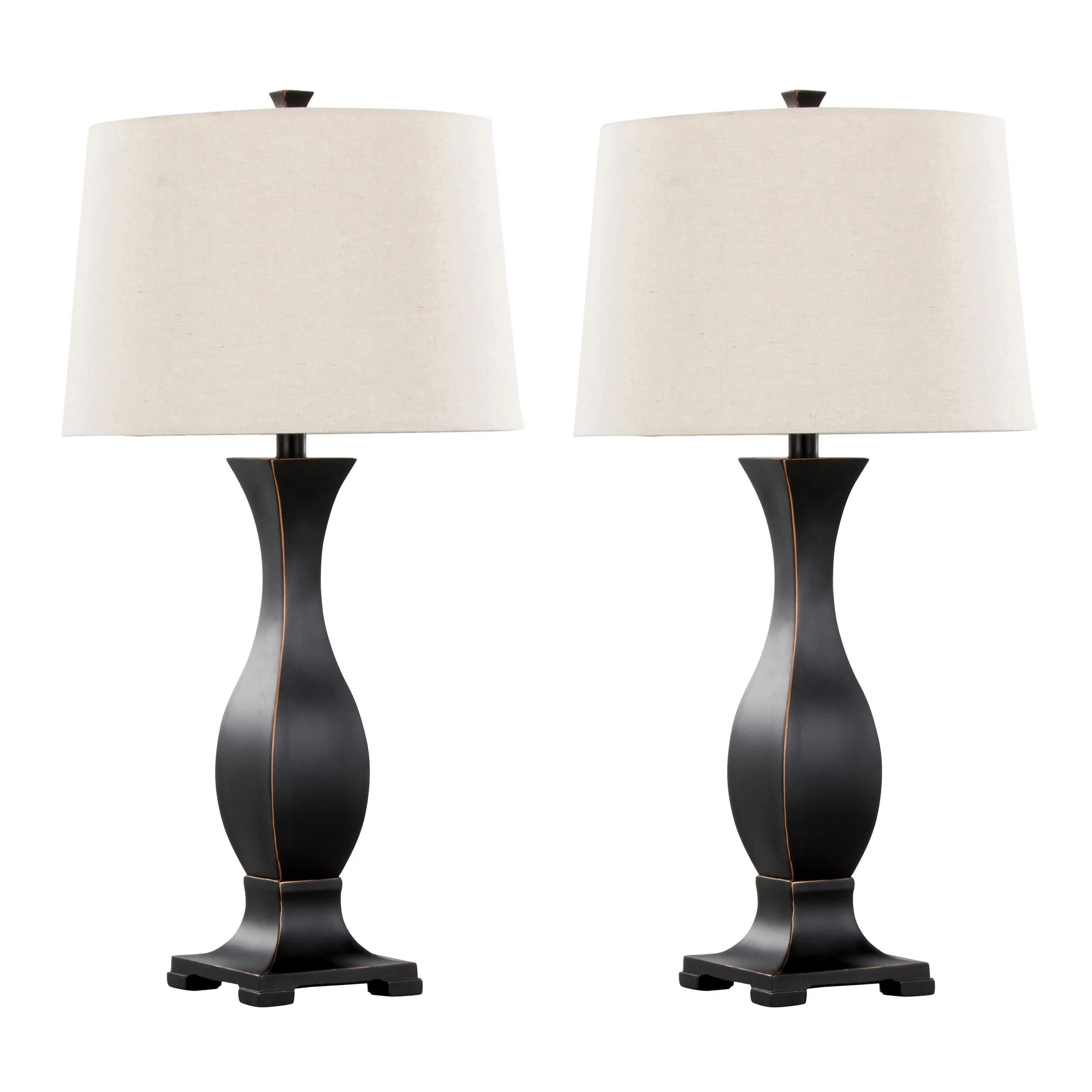 Riley 29" Polyresin Table Lamp - Set of 2 By LumiSource - GTP29-RILEY ORBNA2 - Image 3