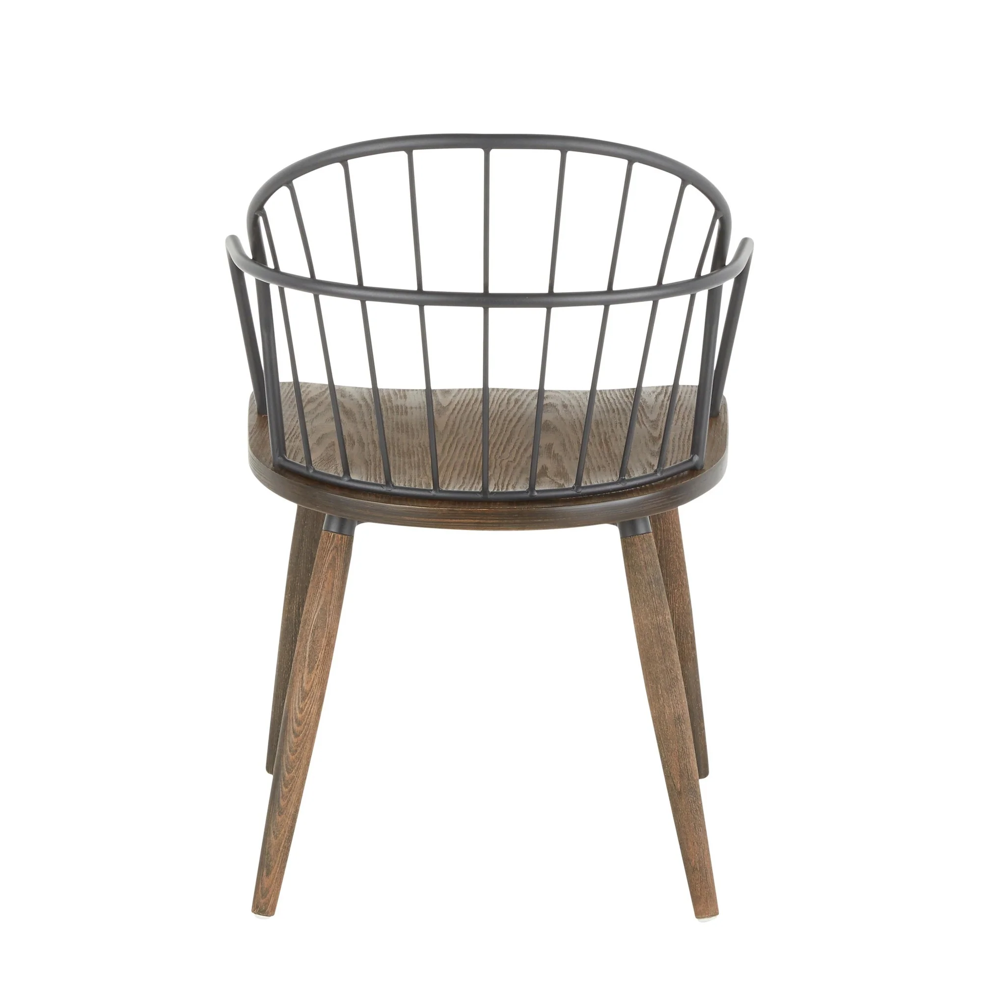 Riley Accent/Dining Chair with Arms - Set of 2 Brown By LumiSource - Image 9