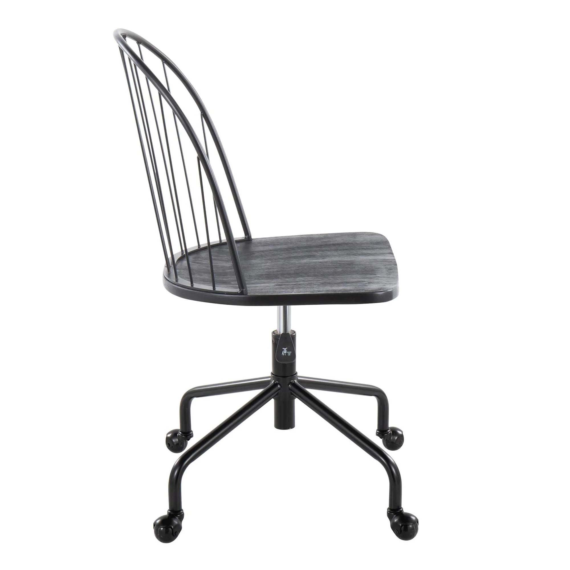 Riley Adjustable High Back Office Chair Black By LumiSource - Image 3