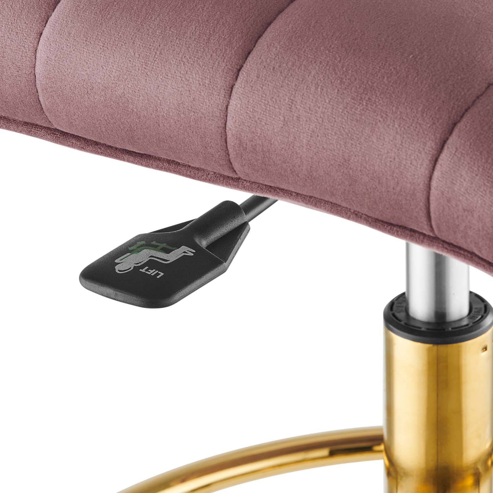 Ripple Armless Performance Velvet Drafting Chair By Modway - EEI-4976 - Image 13