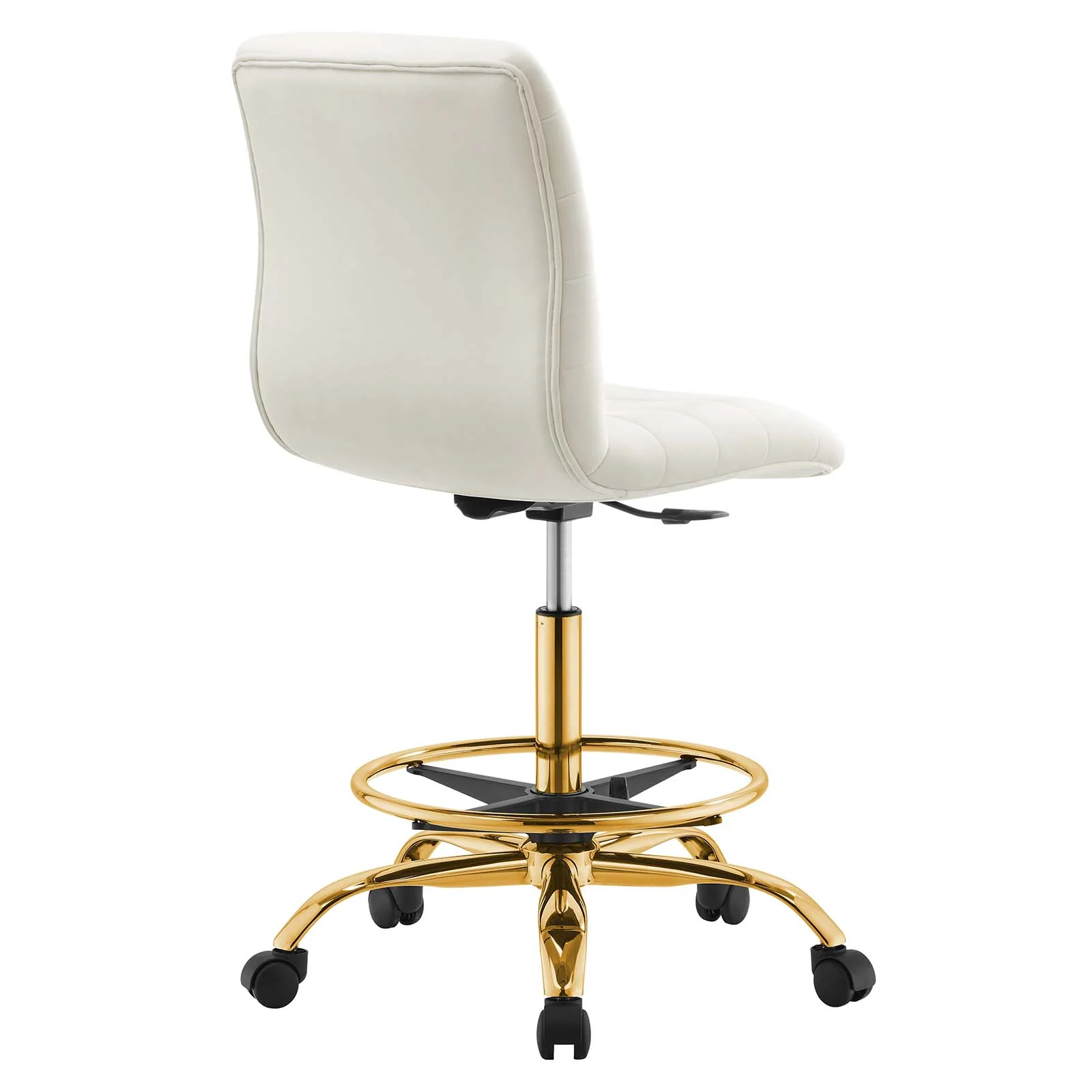 Ripple Armless Performance Velvet Drafting Chair By Modway - EEI-4976 - Image 27