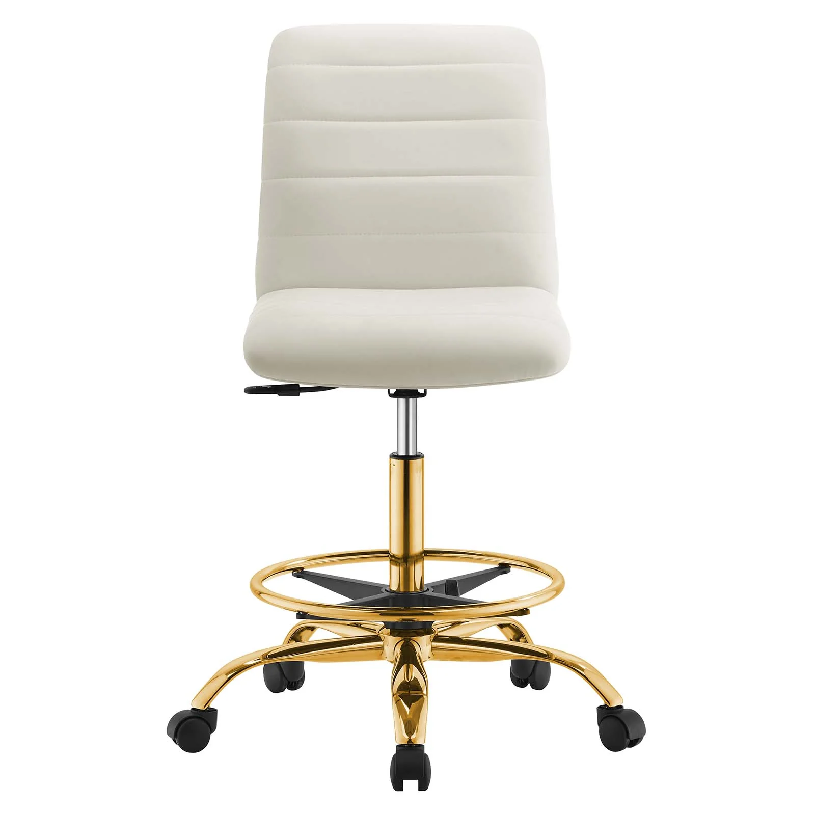 Ripple Armless Performance Velvet Drafting Chair By Modway - EEI-4976 - Image 28