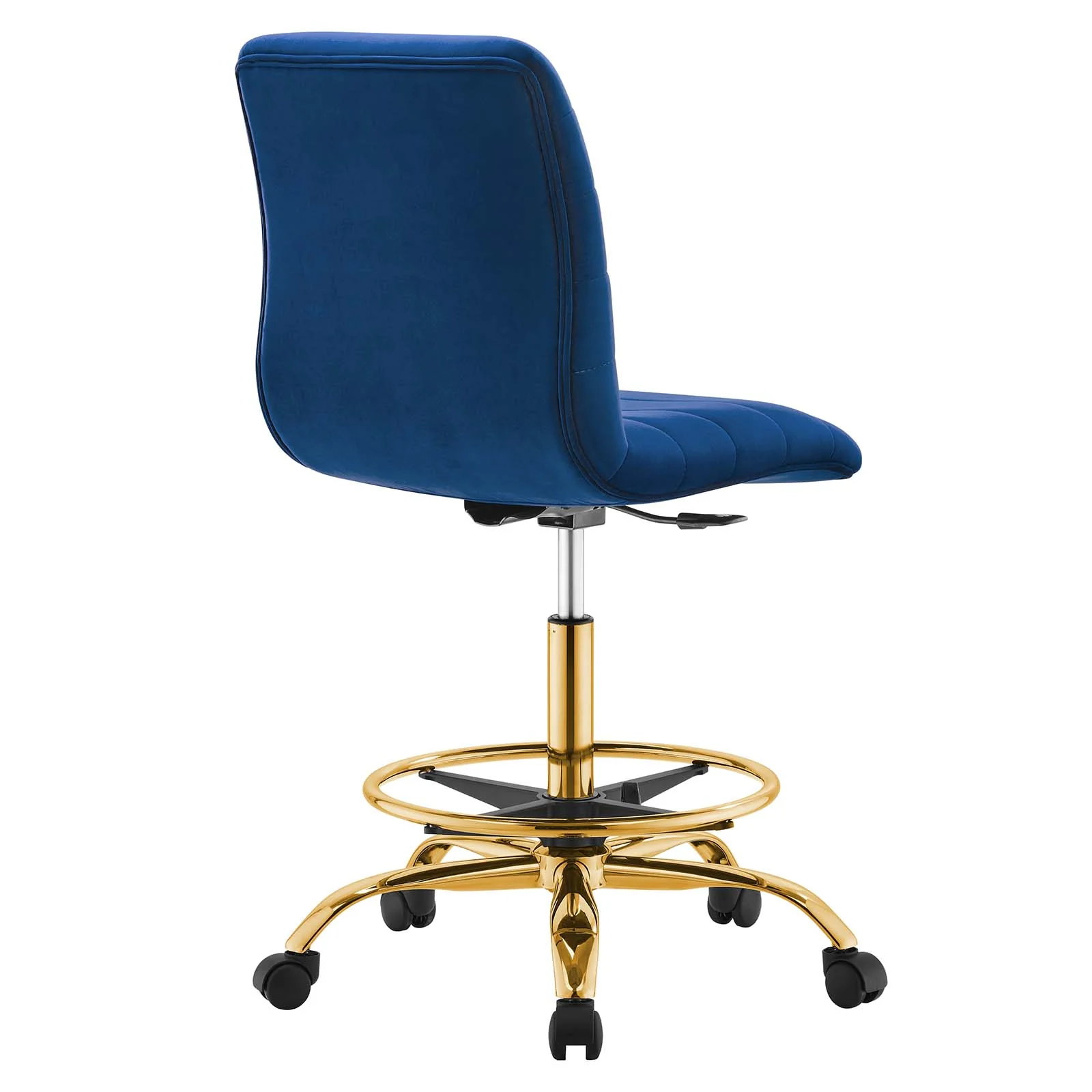 Ripple Armless Performance Velvet Drafting Chair By Modway - EEI-4976 - Image 35