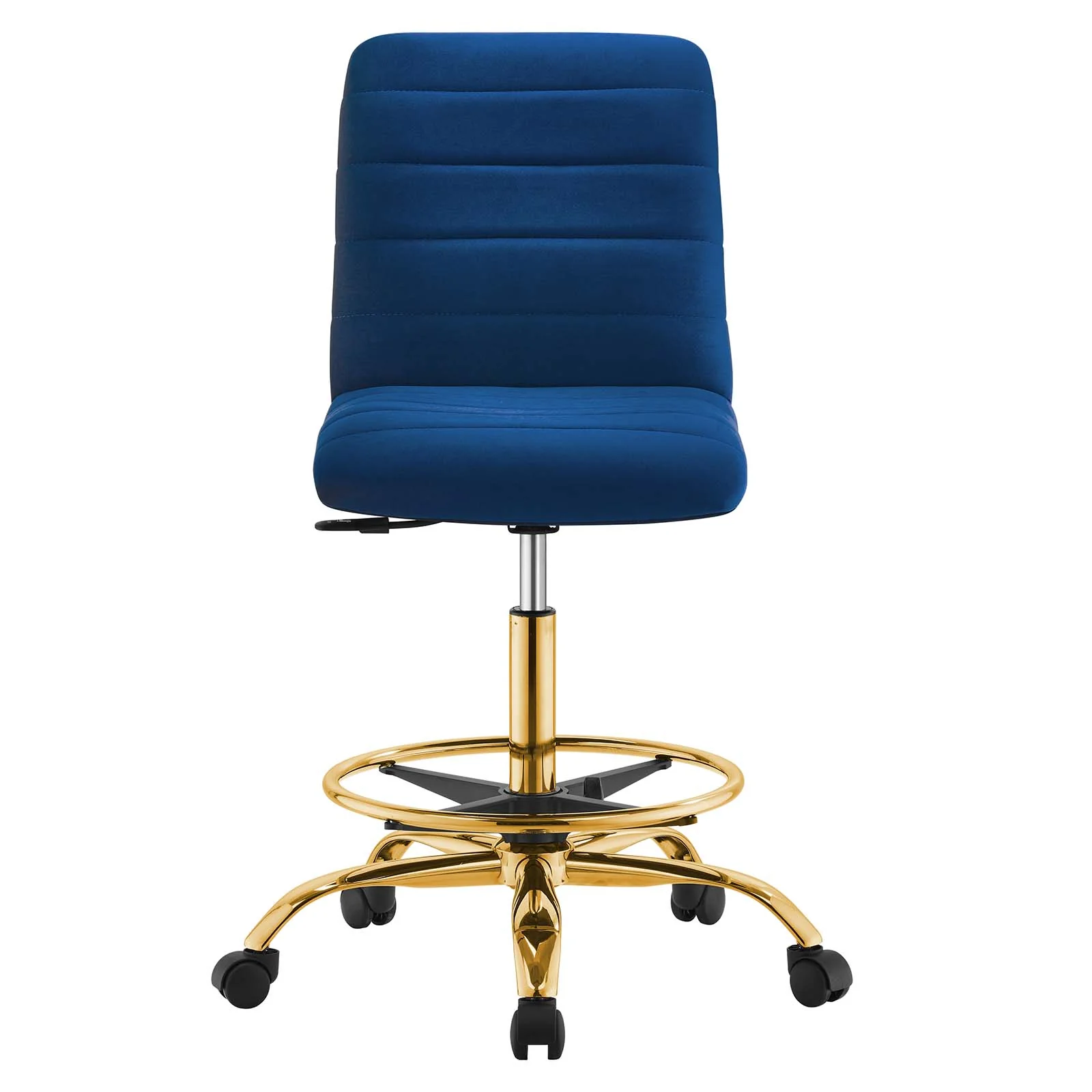 Ripple Armless Performance Velvet Drafting Chair By Modway - EEI-4976 - Image 36