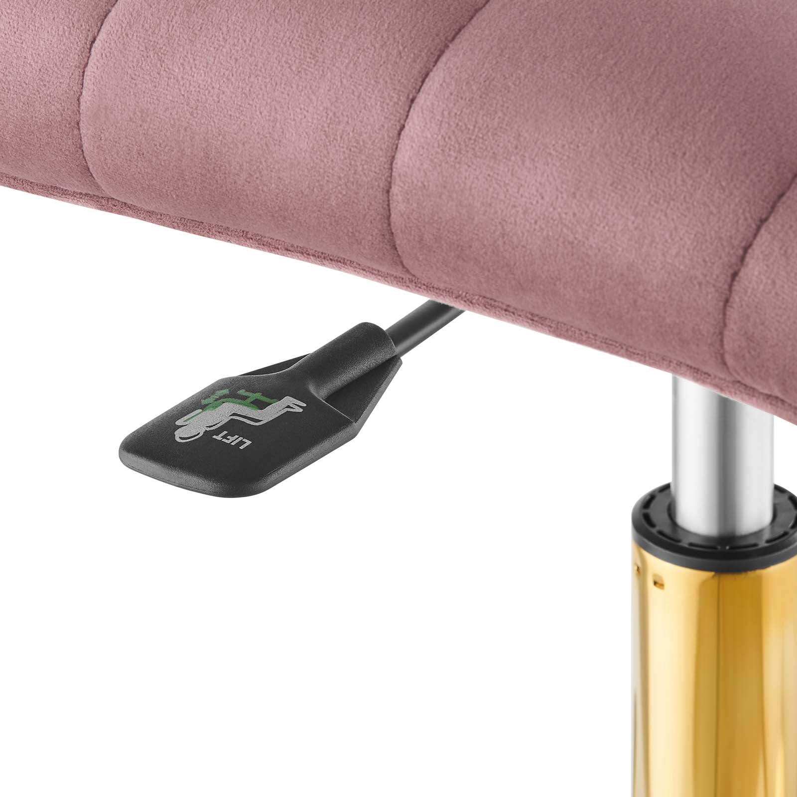 Ripple Armless Performance Velvet Office Chair By Modway - EEI-4972 - Image 13