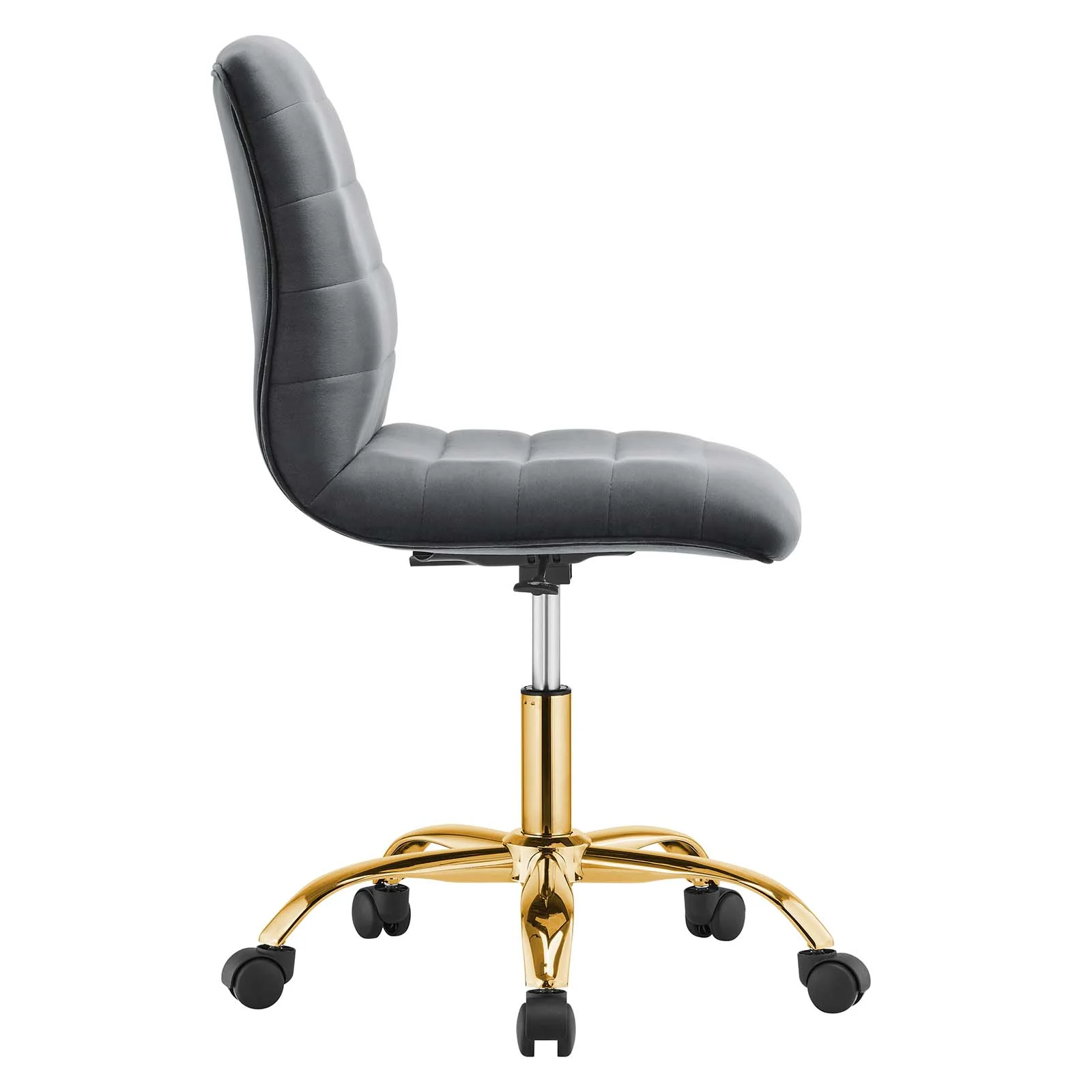 Ripple Armless Performance Velvet Office Chair By Modway - EEI-4972 - Image 18