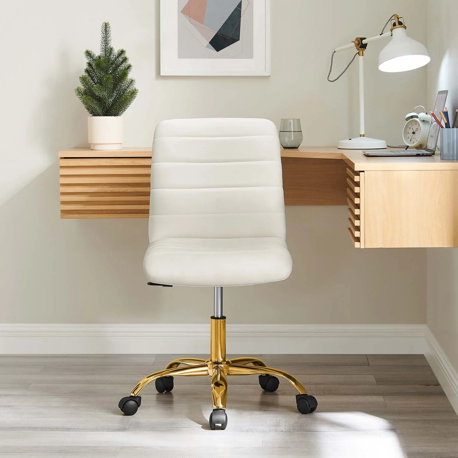Ripple Armless Performance Velvet Office Chair By Modway - EEI-4972 - Image 32
