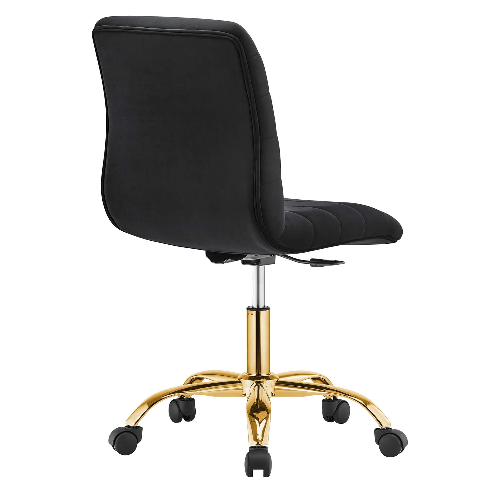 Ripple Armless Performance Velvet Office Chair By Modway - EEI-4972 - Image 4