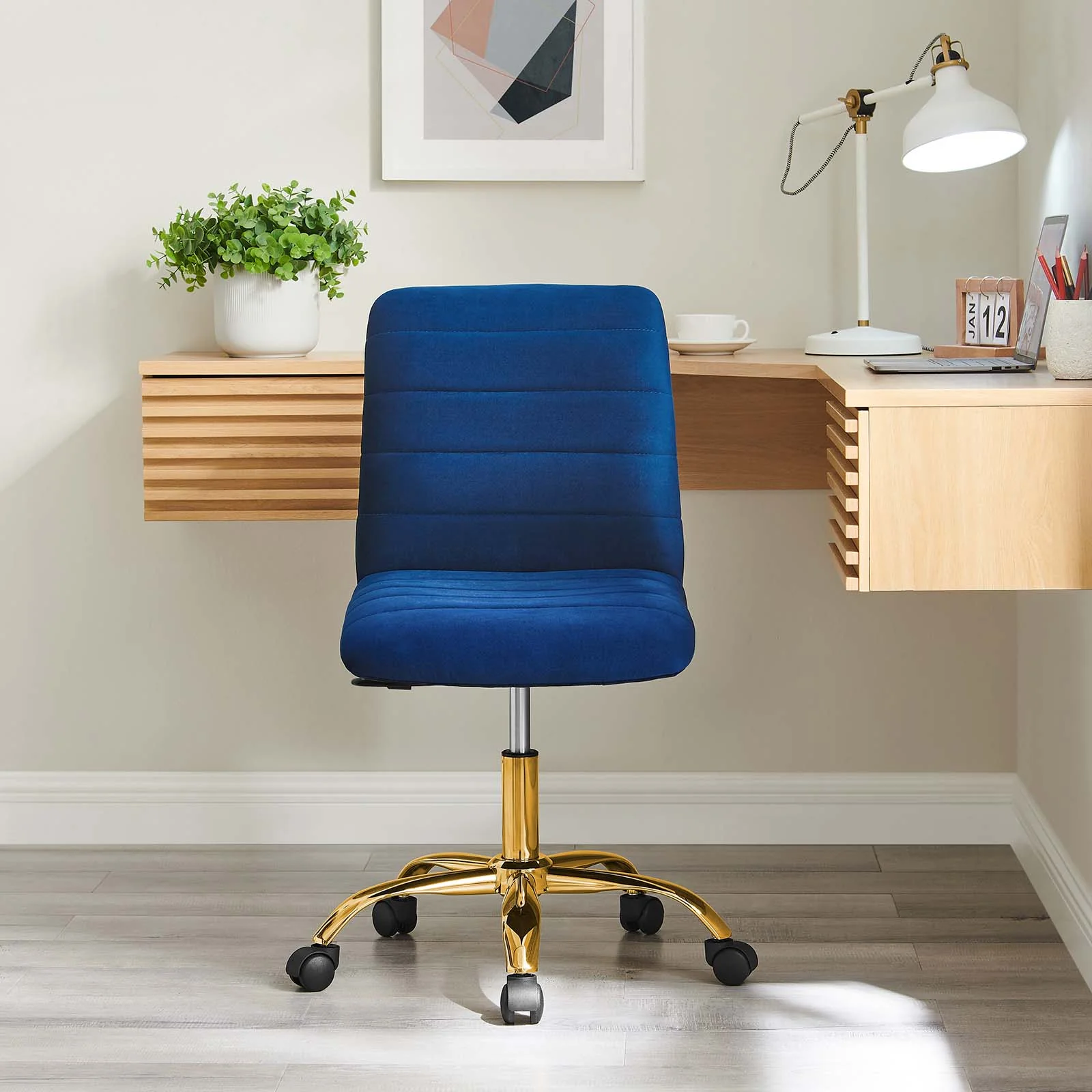 Ripple Armless Performance Velvet Office Chair By Modway - EEI-4972 - Image 40