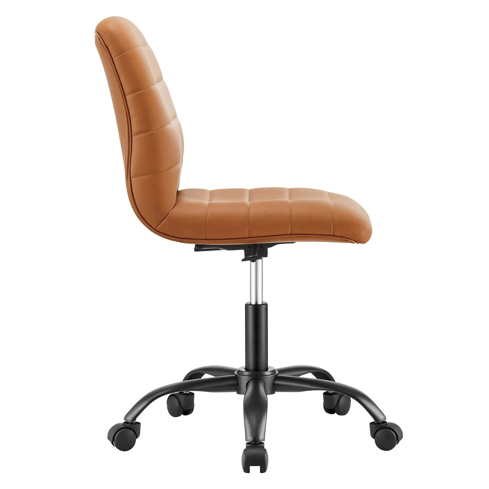 Ripple Armless Vegan Leather Office Chair By Modway - EEI-4974 - Image 10