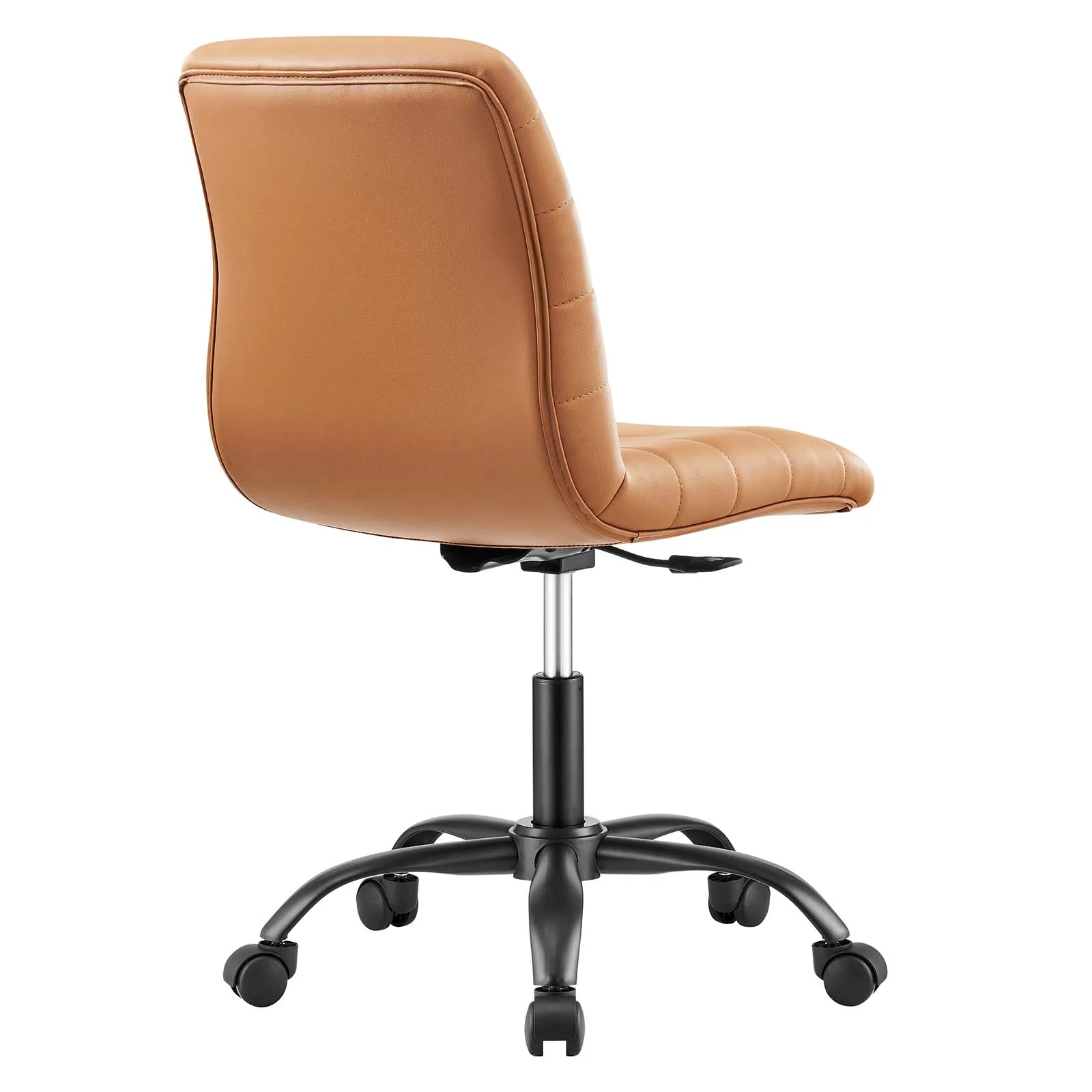 Ripple Armless Vegan Leather Office Chair By Modway - EEI-4974 - Image 11
