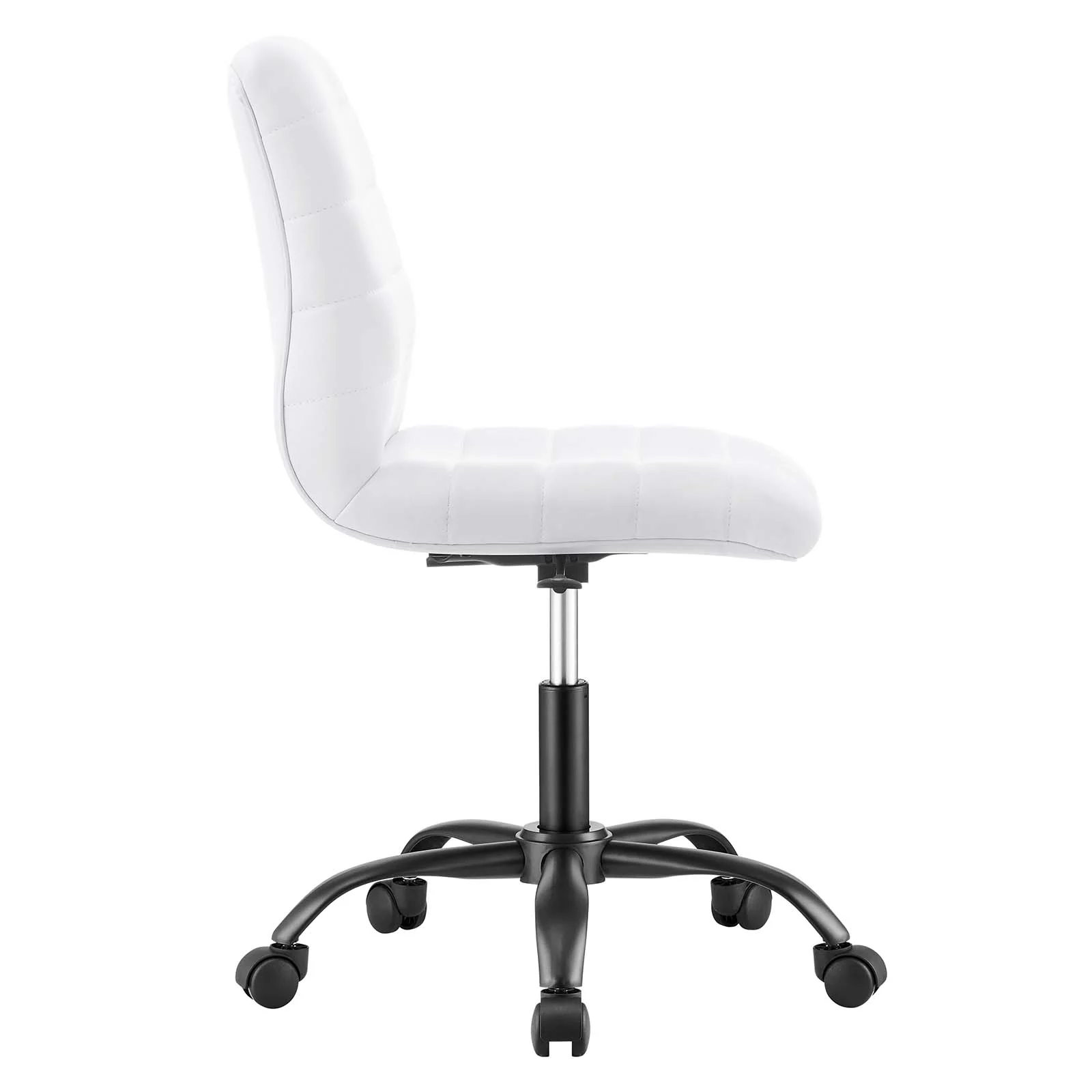 Ripple Armless Vegan Leather Office Chair By Modway - EEI-4974 - Image 18
