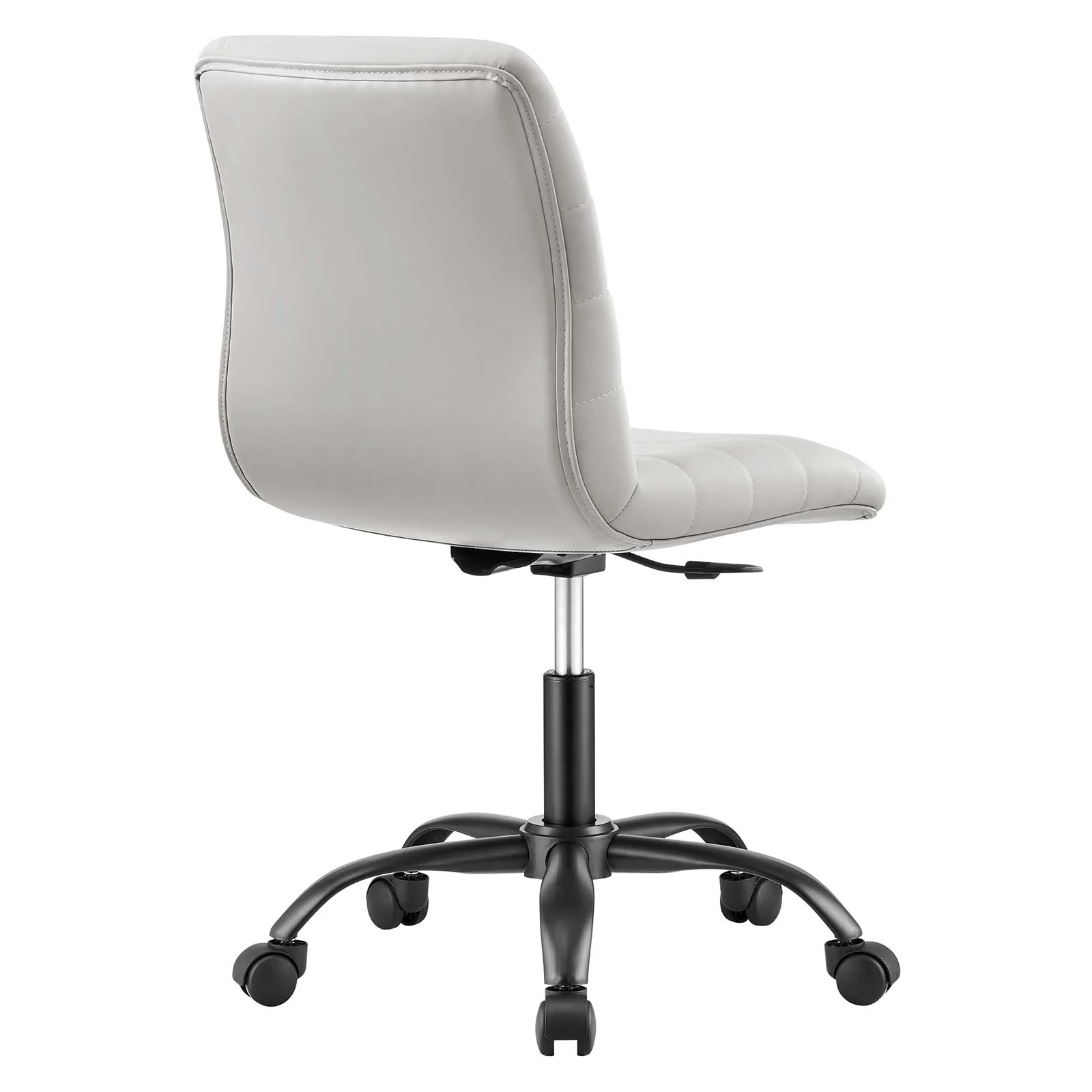 Ripple Armless Vegan Leather Office Chair By Modway - EEI-4974 - Image 4