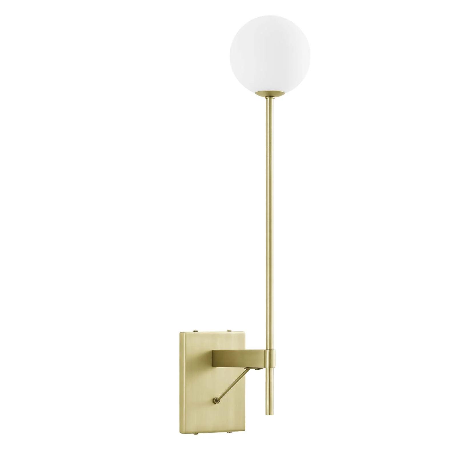 Riva White Globe Wall Sconce By Modway - EEI-6533 - Image 9