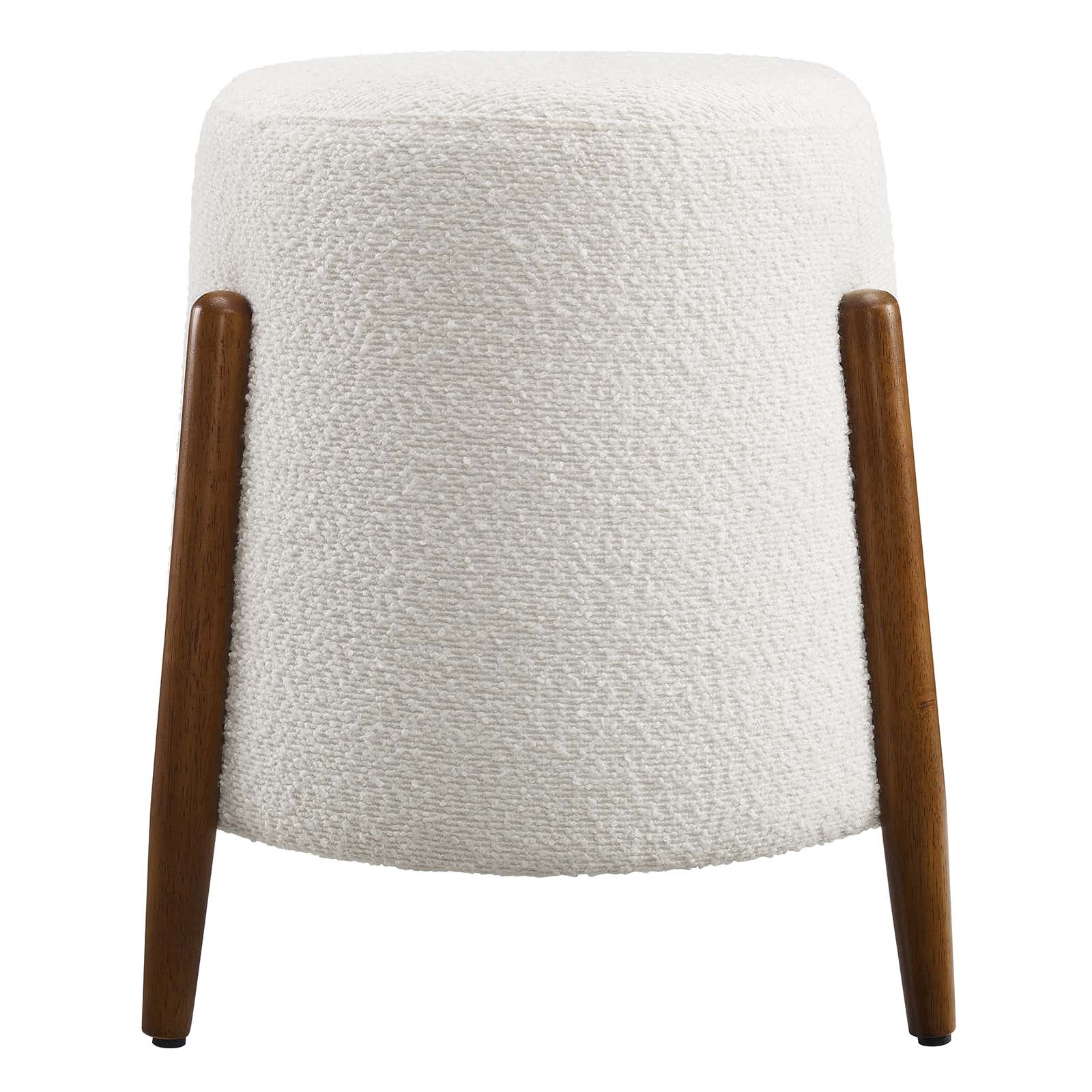 Riven Upholstered Boucle Fabric Ottoman By Modway - EEI-6686 - Image 2