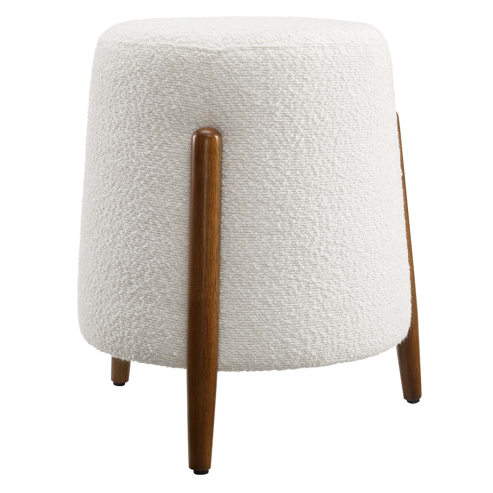 Riven Upholstered Boucle Fabric Ottoman By Modway - EEI-6686 - Image 3