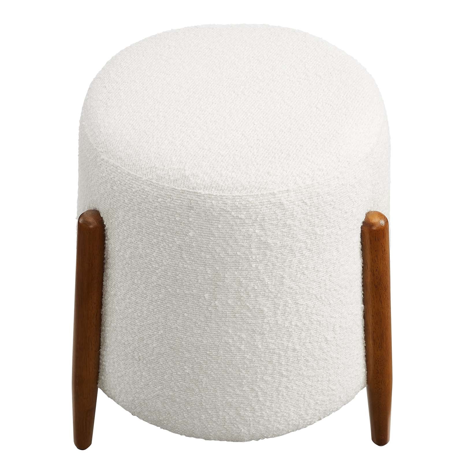 Riven Upholstered Boucle Fabric Ottoman By Modway - EEI-6686 - Image 4