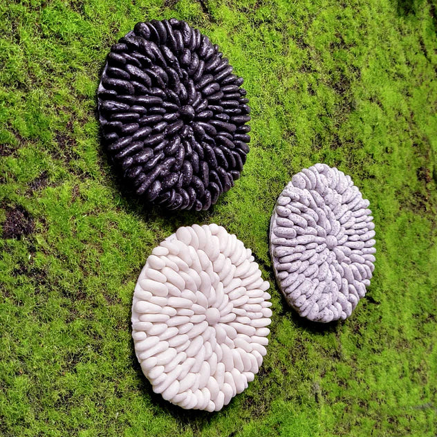 River Rock 6.75"D Wall Art, Cr By Gold Leaf Design Group Set Of 3 - Image 7