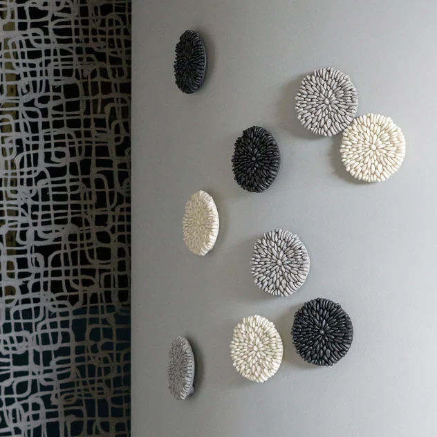 River Rock 6.75"D Wall Art, Po Set Of 3 By Gold Leaf Design Group - Image 2