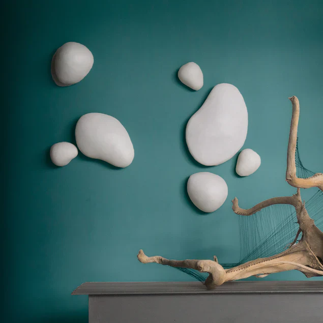 River Stone 19.5"L Wall Art By Gold Leaf Design Group - Image 10