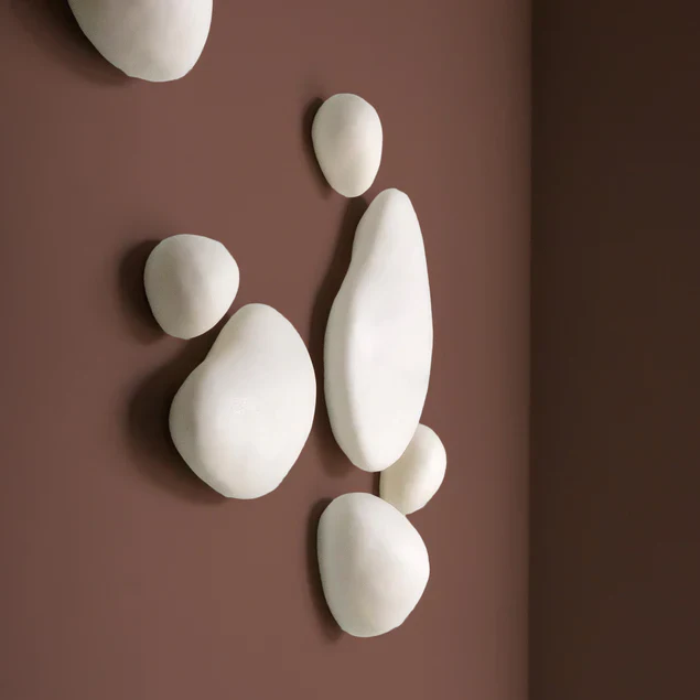 River Stone 6.5"L Wall Art Set Of 2 By Gold Leaf Design Group - Image 6