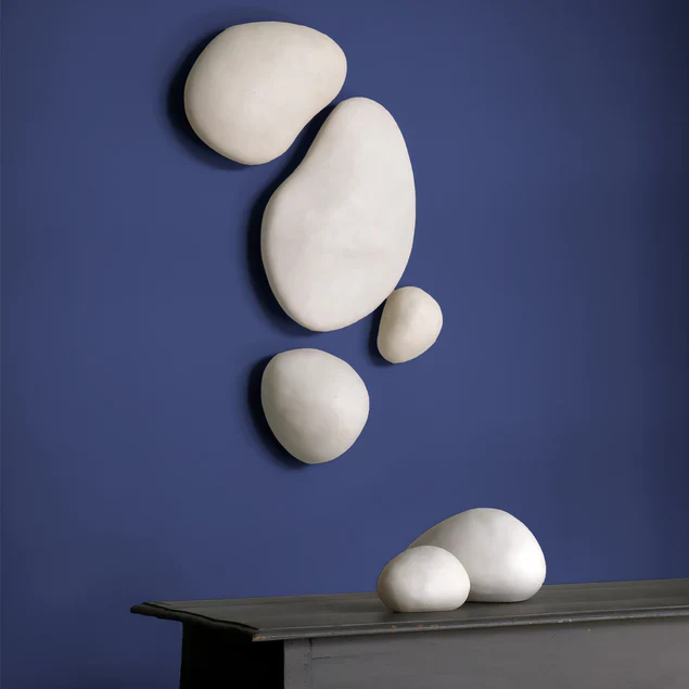 River Stone 6.5"L Wall Art Set Of 2 By Gold Leaf Design Group - Image 9