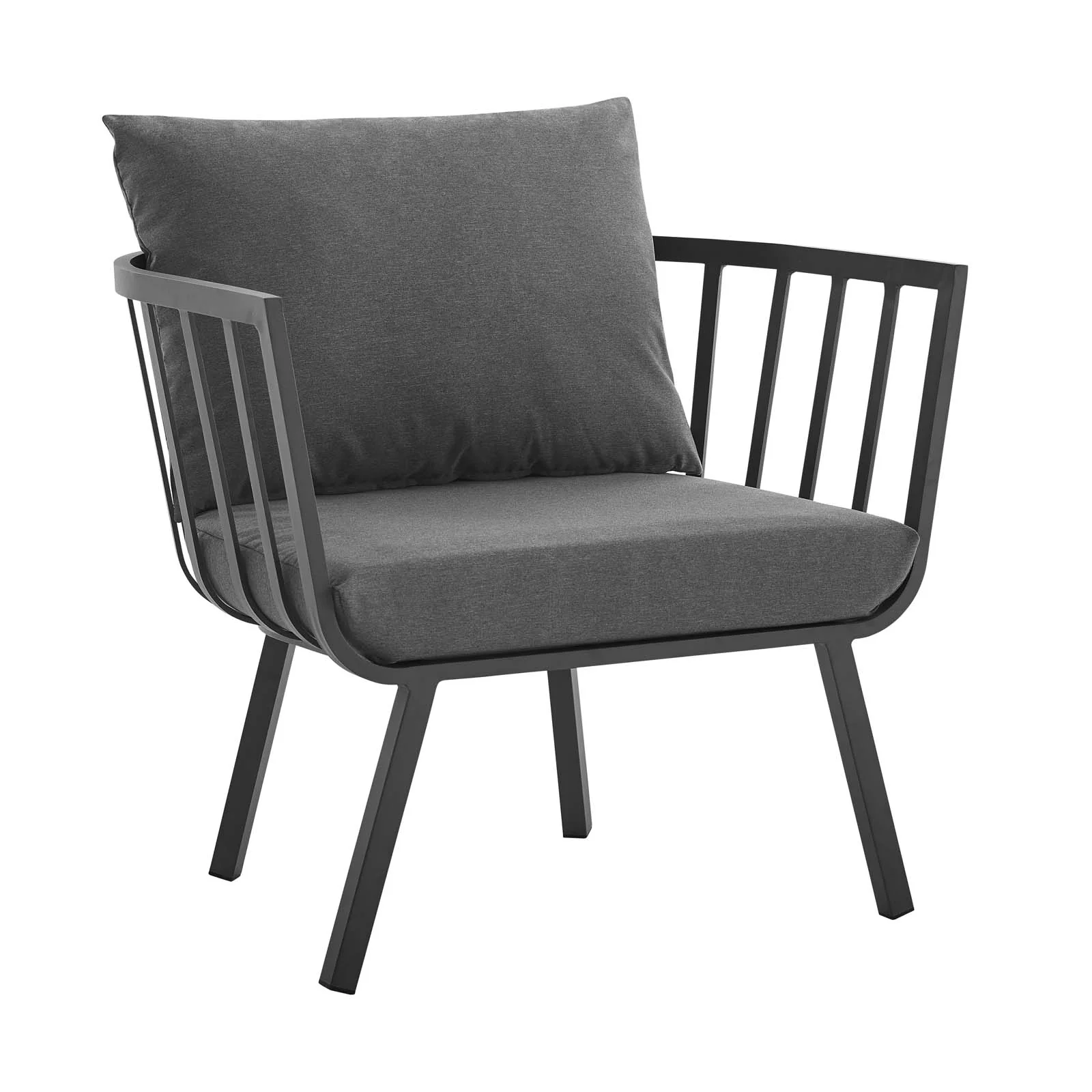 Riverside 4 Piece Outdoor Patio Aluminum Set By Modway - EEI-3785 - Image 5