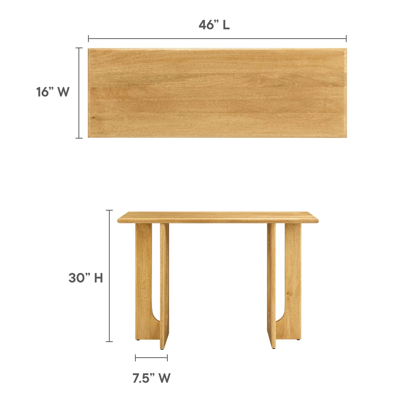 Rivian 46" Console Table By Modway - EEI-6596 - Image 8