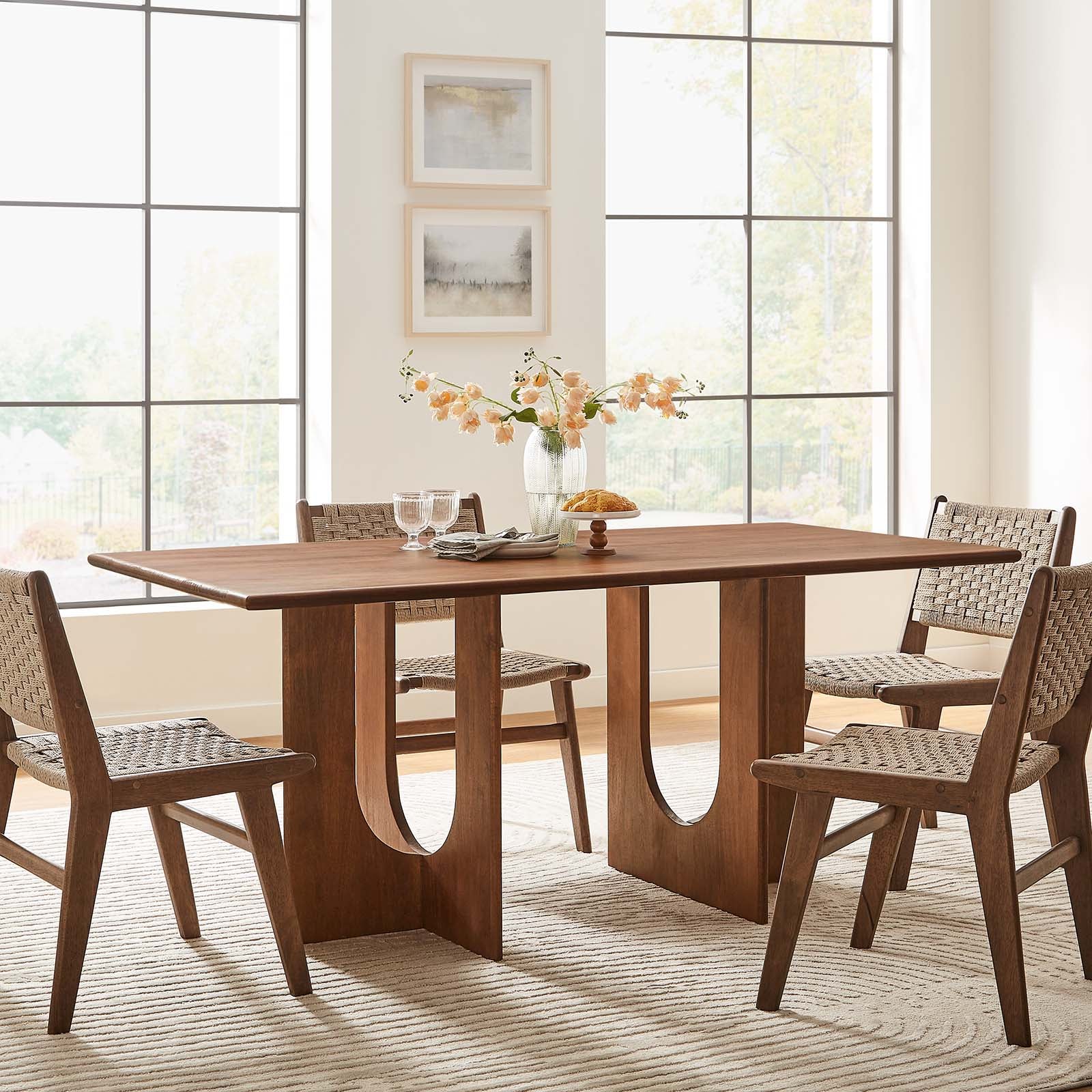 Rivian Rectangular 70" Wood Dining Table By Modway - EEI-6593 - Image 11