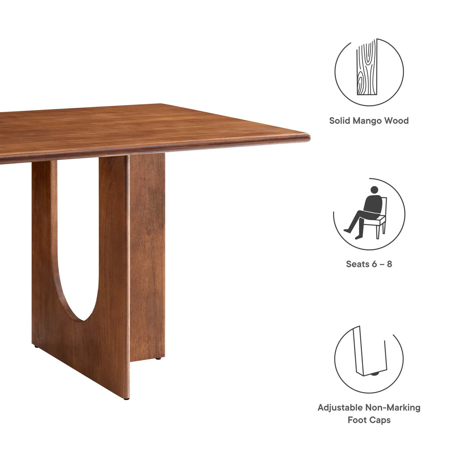 Rivian Rectangular 70" Wood Dining Table By Modway - EEI-6593 - Image 18