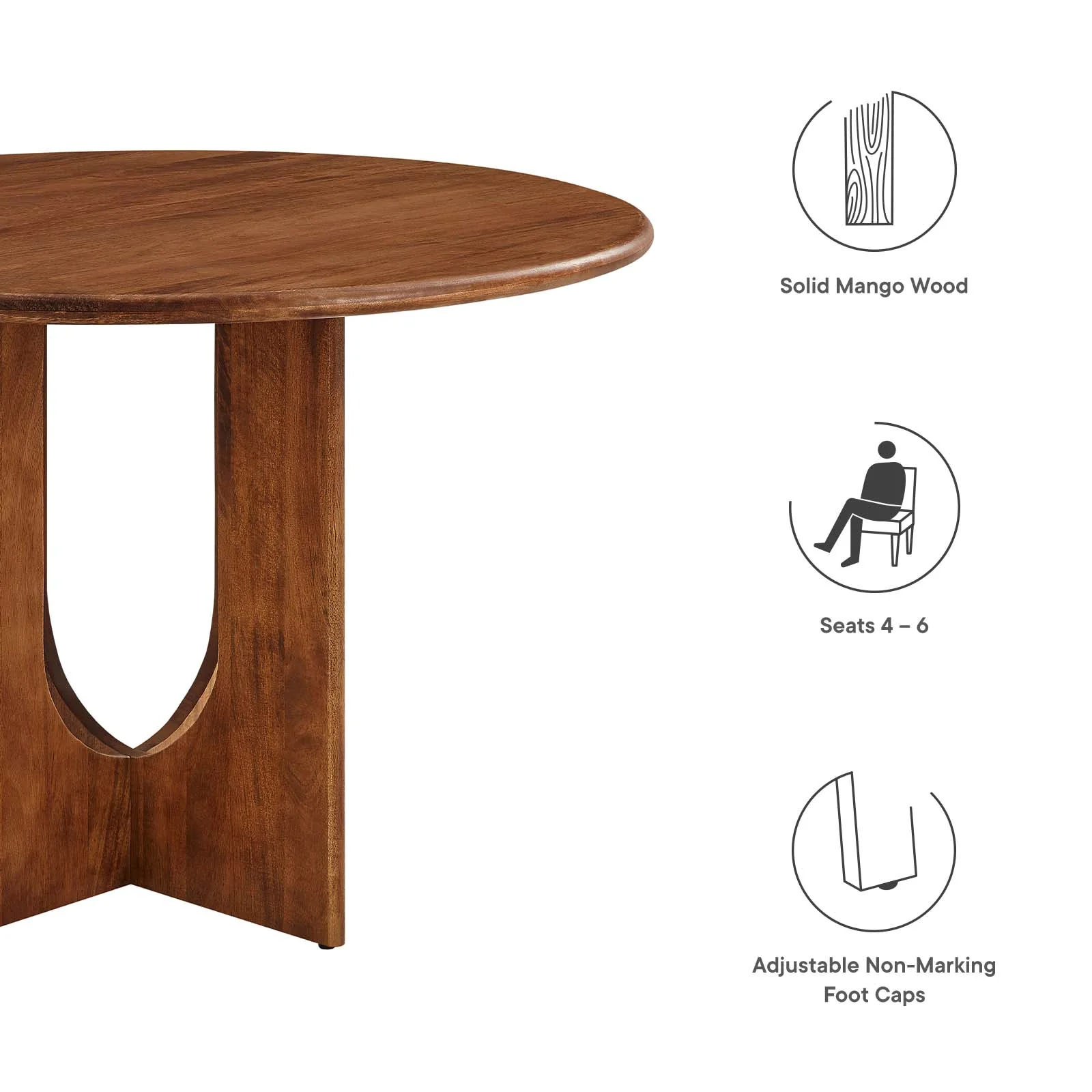 Rivian Round 48" Wood Dining Table By Modway - EEI-6592 - Image 18